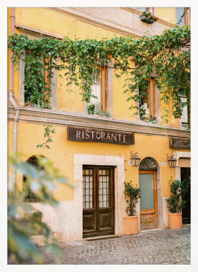 Ristorante Trastevere Rome Poster