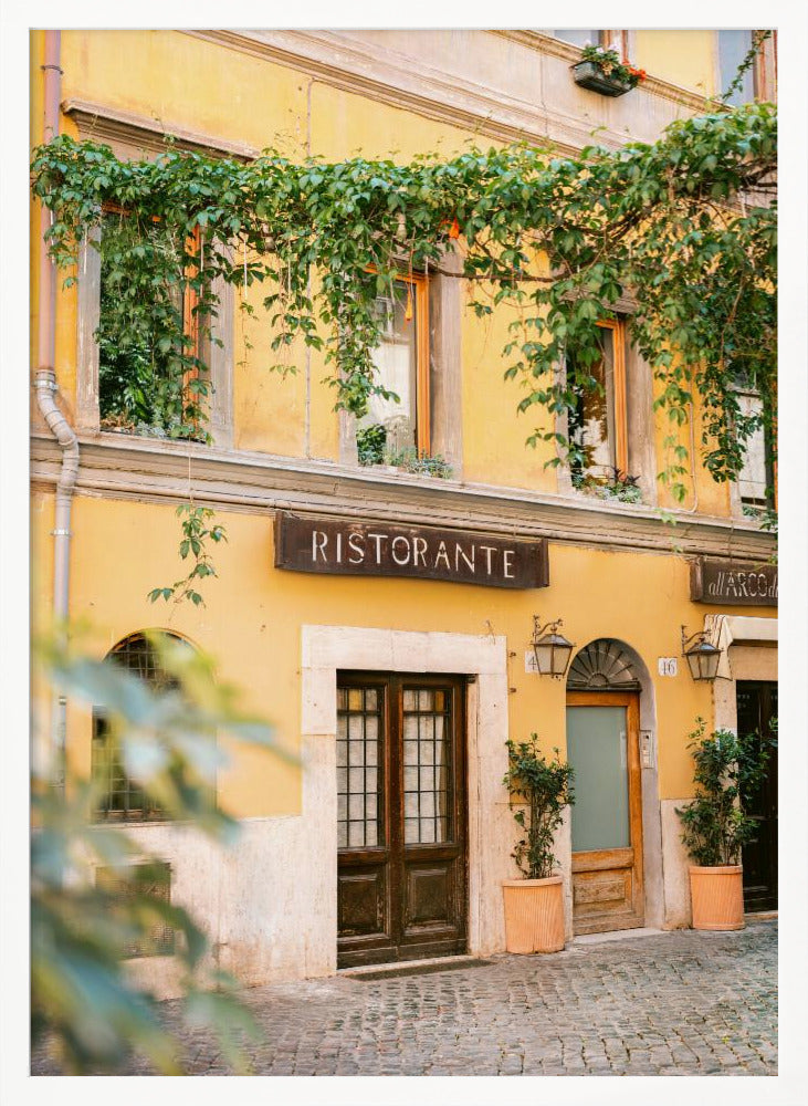 Ristorante Trastevere Rome Poster