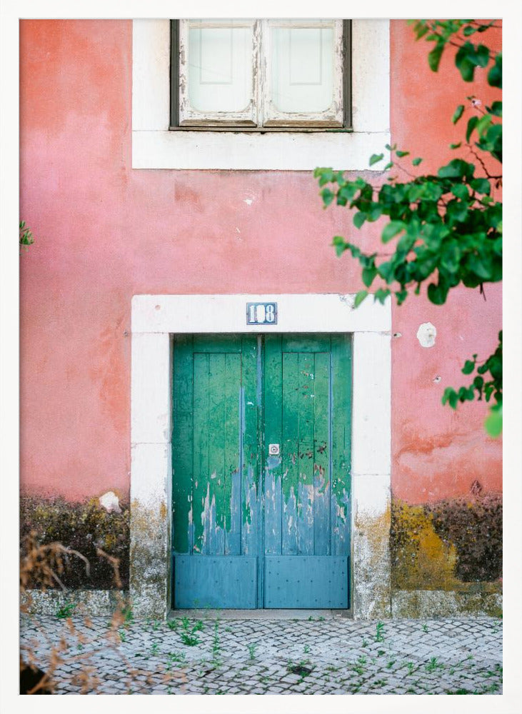 Little door in Lisbon Poster