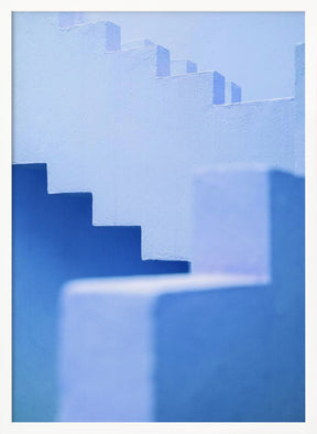 Muralla Roja in blue Poster