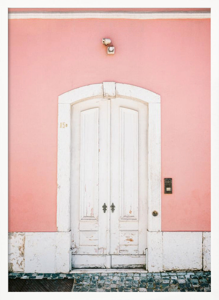 The white door Lisbon Poster