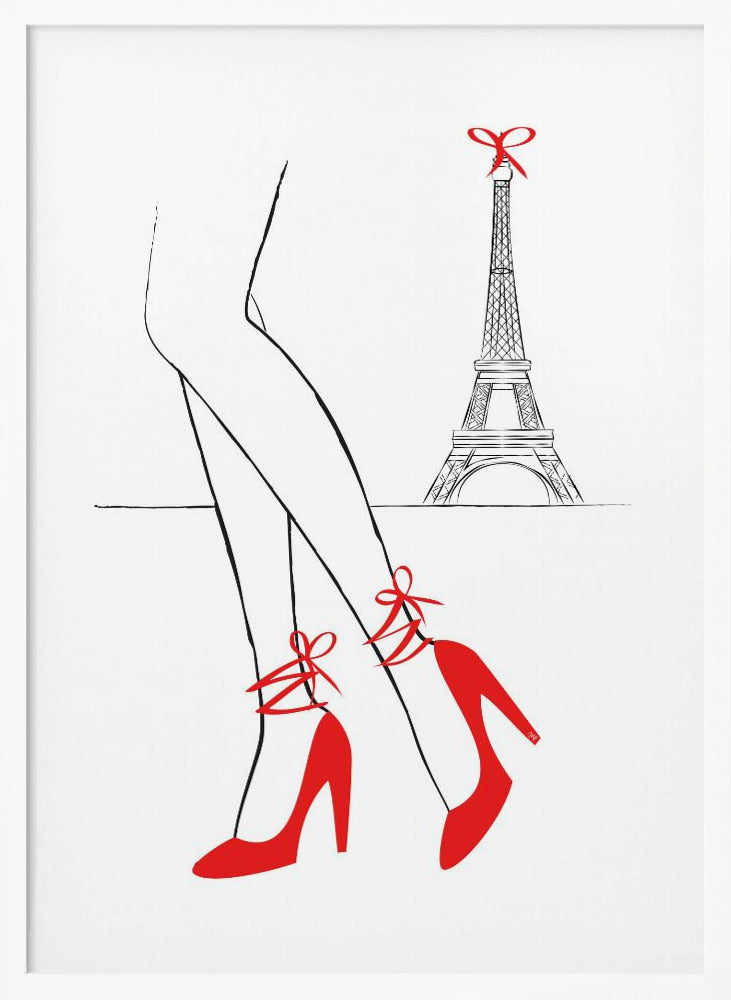 Walk in Paris Poster