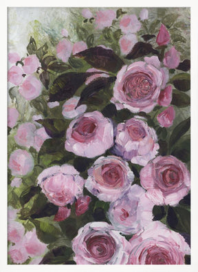 Aurorie painterly roses Poster