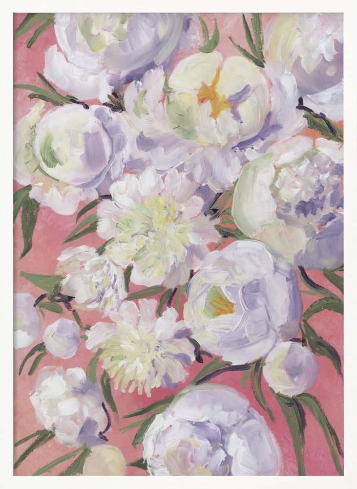 Kinsly painterly bouquet Poster