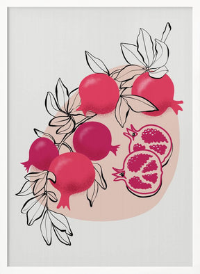 Fathia pomegranates Poster