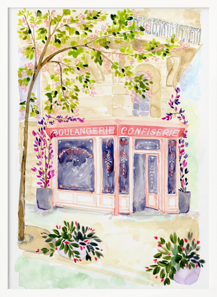 Naive Paris boulangerie Poster