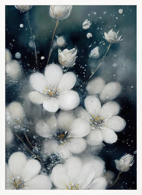 Frozen Flowers Poster