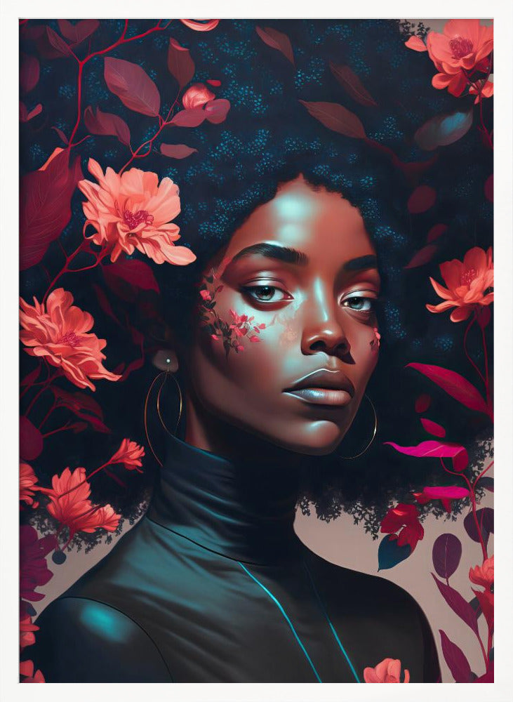 Goddess Of The Flowers Poster