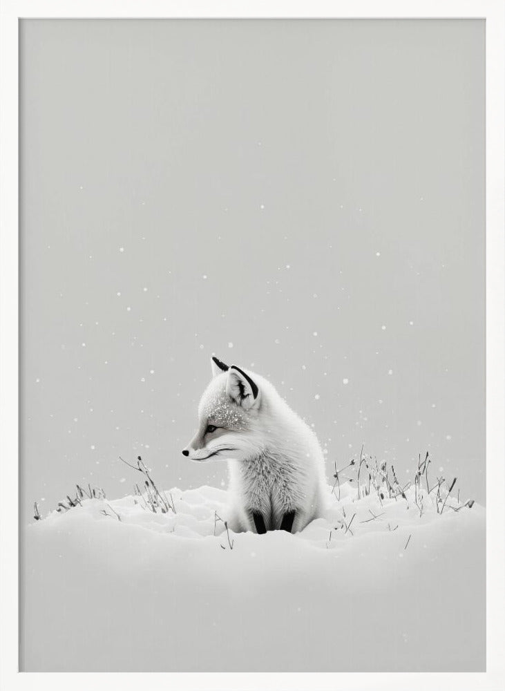 Snow Fox Poster