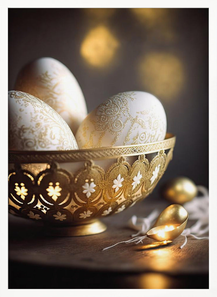 Ornamented Eggs Poster