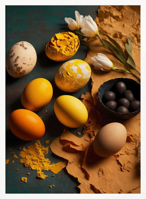 Colored Eggs Poster