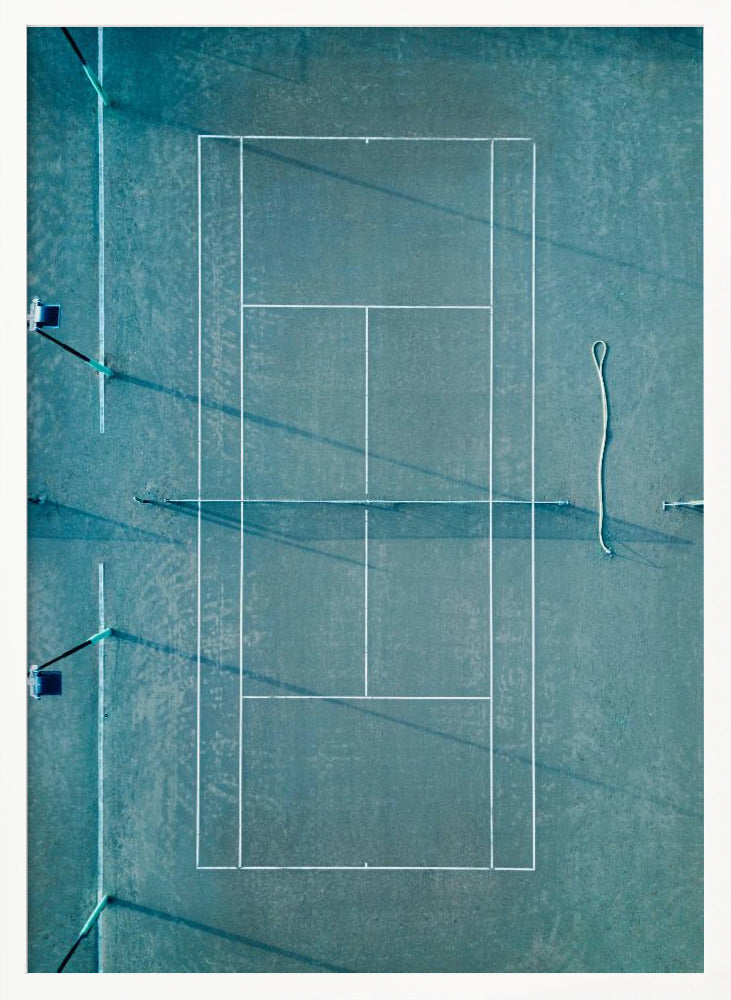 Tennis Court Green 2 Poster