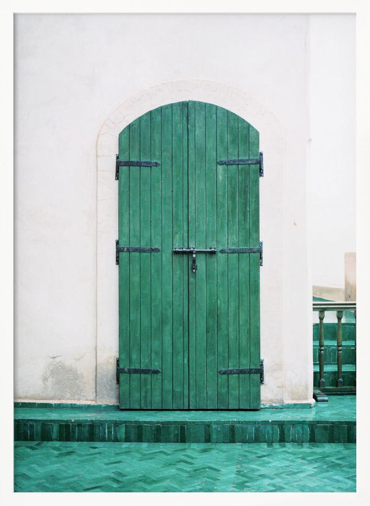 Marrakesh Green Door Poster