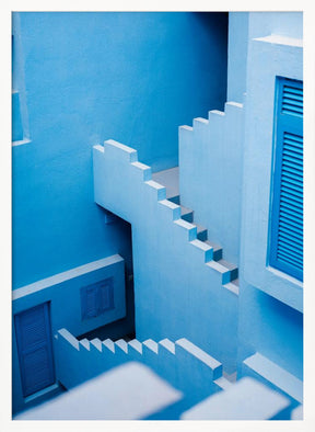 La Muralla Roja Blue Poster