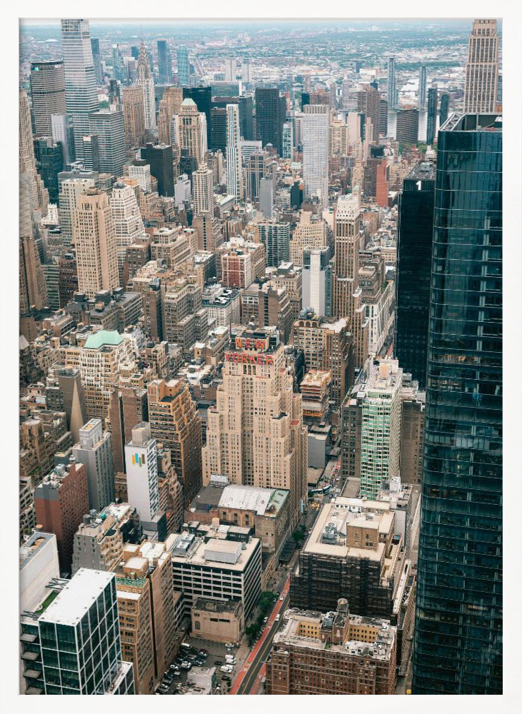 New York City from above Poster