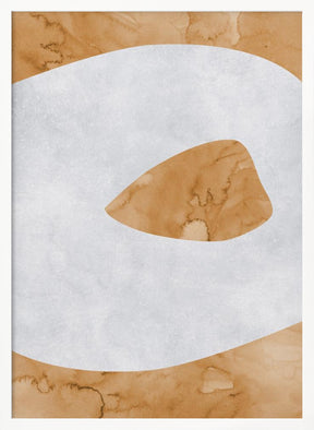 Abstract Lake Crater view Poster