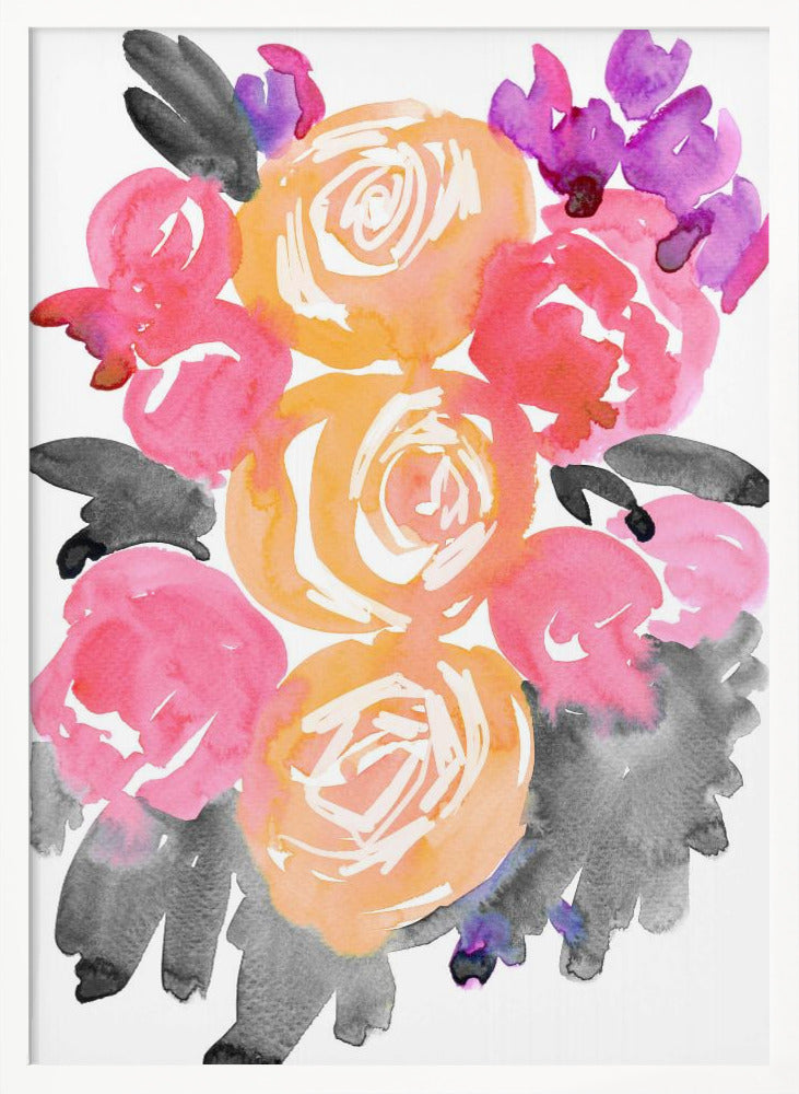 Olympe florals I Poster