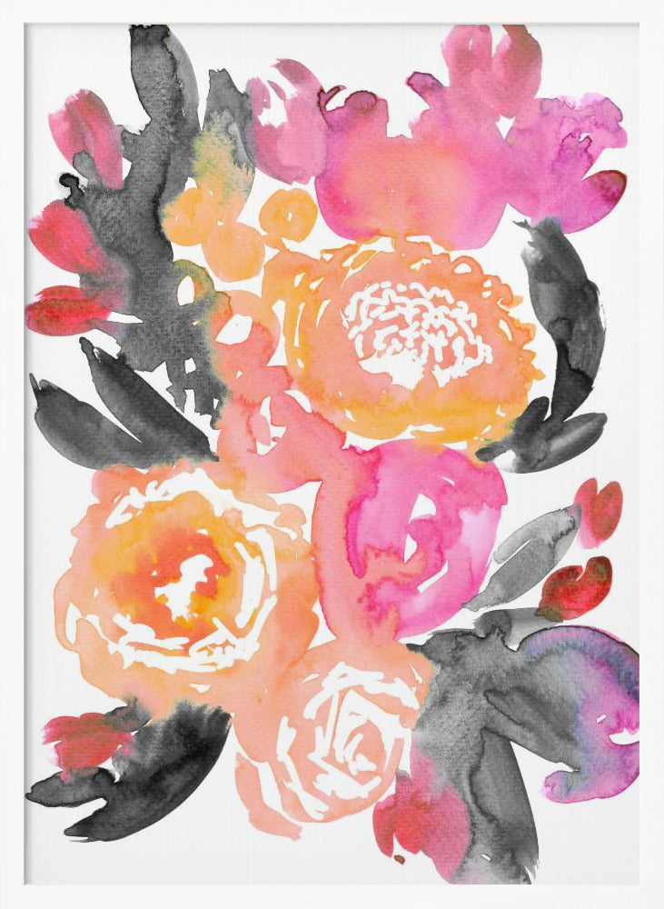 Olympe florals II Poster