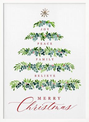 Christmas tree of wishes Poster