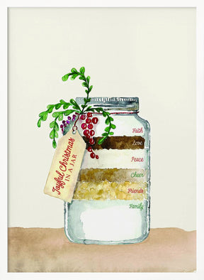 Joyful Christmas in a jar Poster