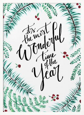 Most Wonderful Time Of The Year Christmas Poster