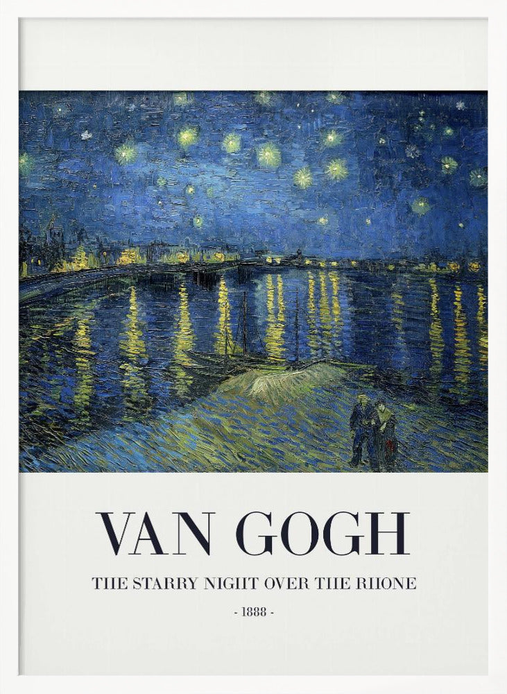 The Starry Night Over The Rhone Poster