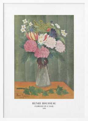 Flowers In a Vase Poster