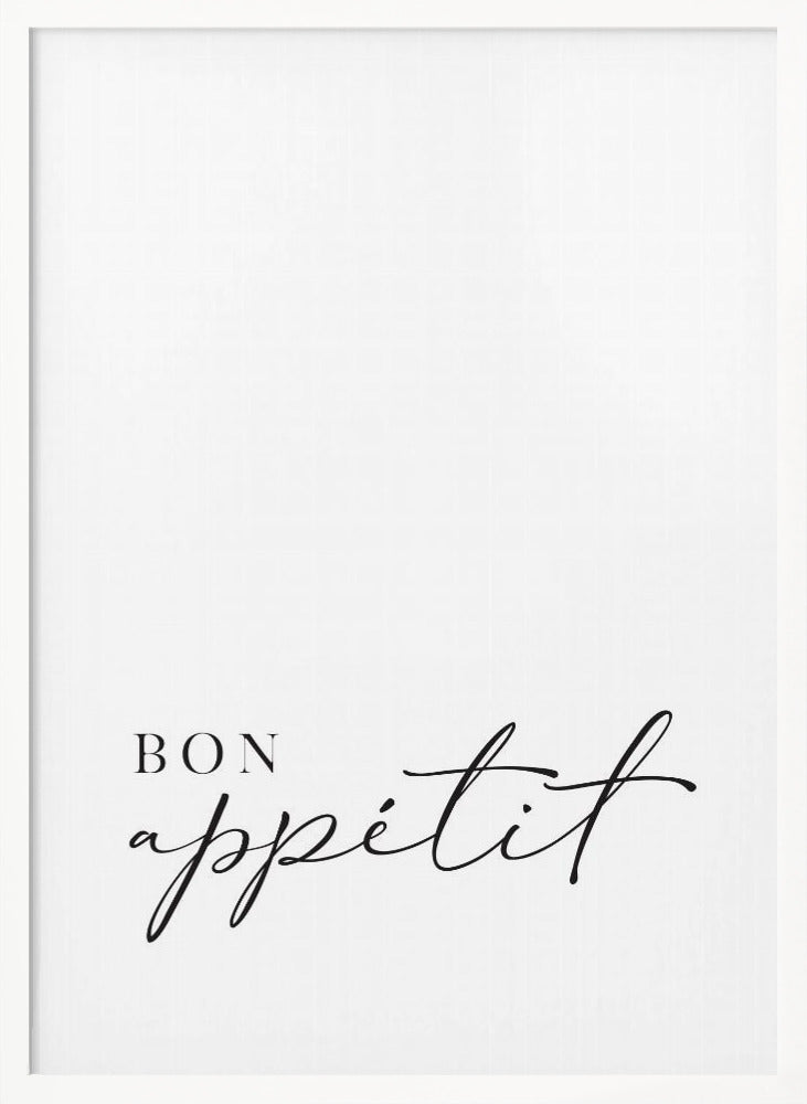 Bon appétit Poster