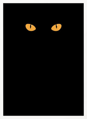 Halloween cat eyes Poster