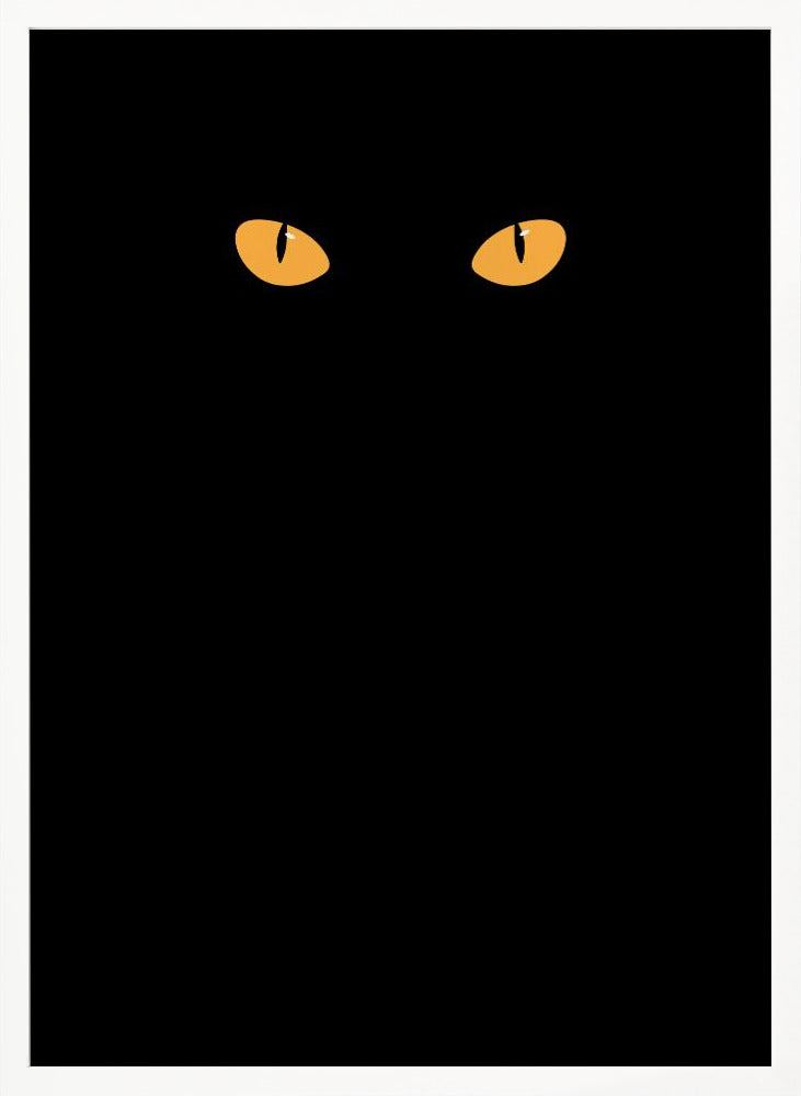 Halloween cat eyes Poster