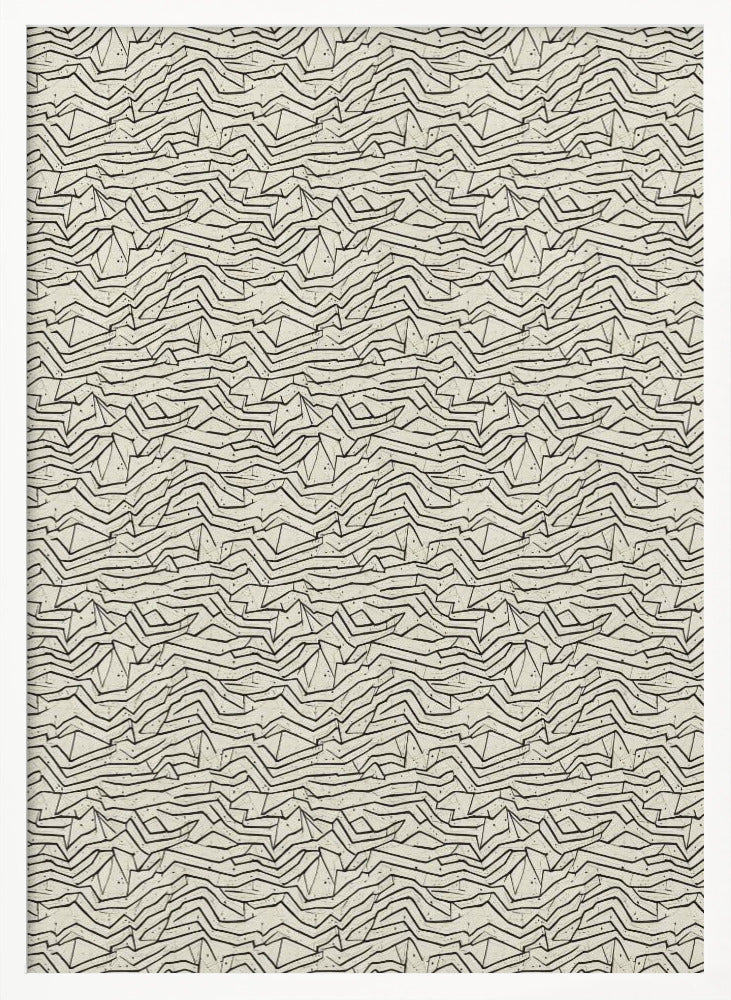 Abstract Lines Pattern Poster