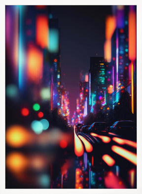 Vibrant City Poster