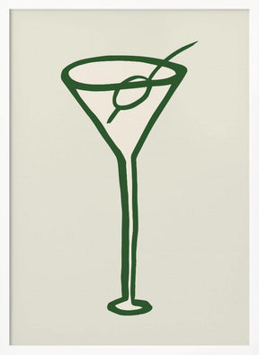 Cocktail Green Poster