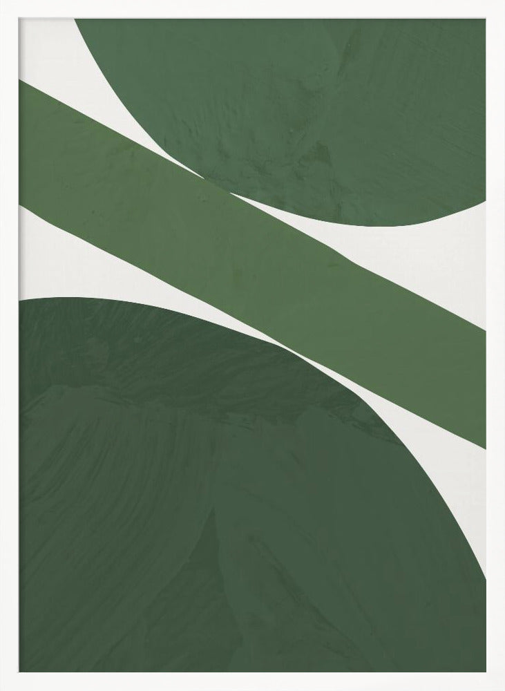 Green Abstract Poster