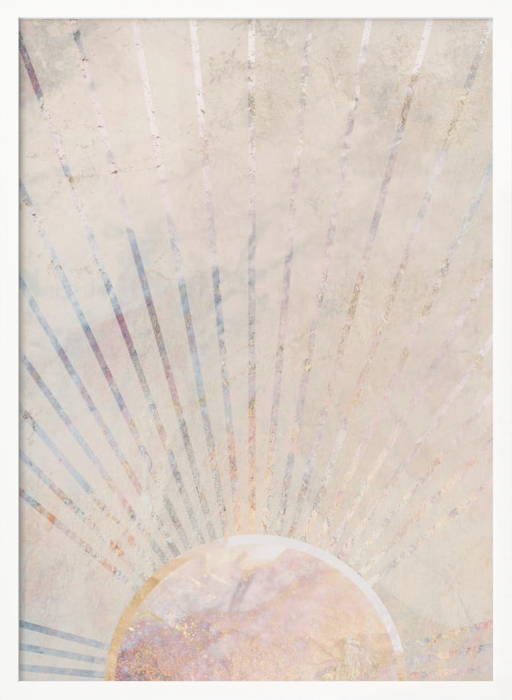 Morning Boho Sun Rays Poster