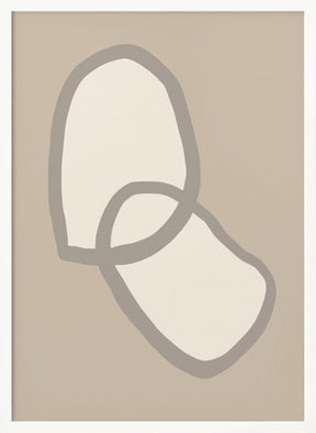 Shape 10 Beige Poster