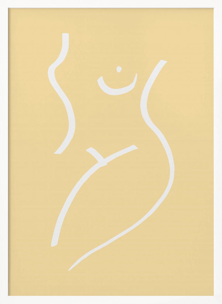 Nude Yellow Poster