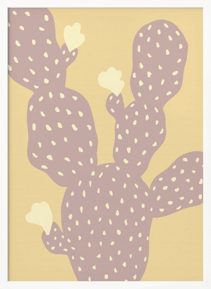 Cactus Yellow Poster