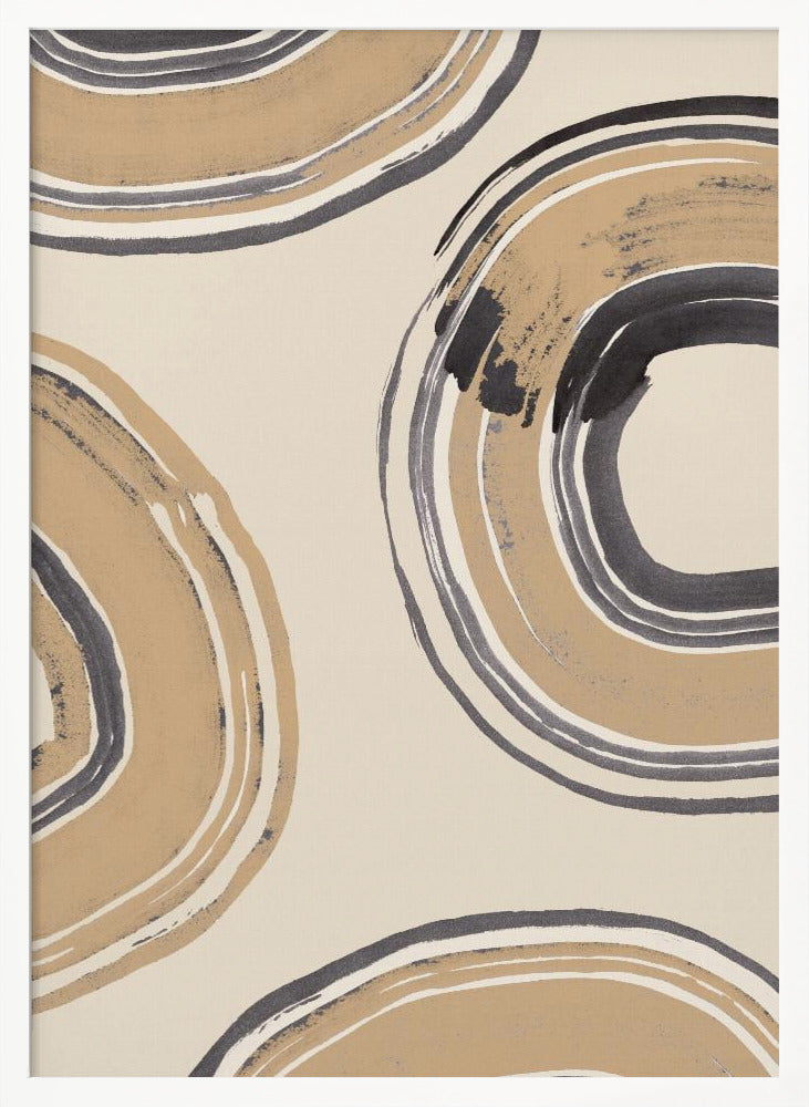 Abstract Circles Poster