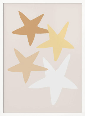 Stars Yellow Poster