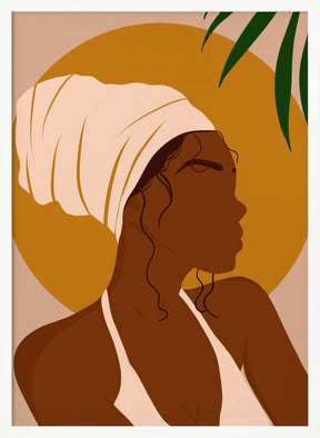 Headwrap Girl Poster