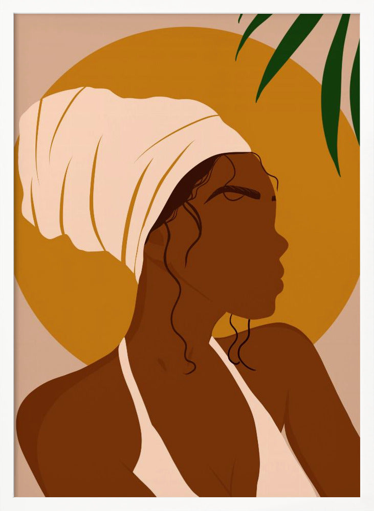 Headwrap Girl Poster