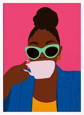 Women Drinking Coffee Poster