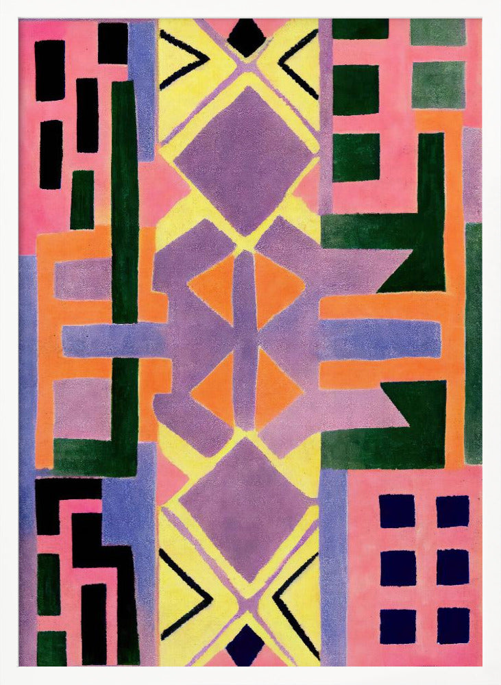 Peru Rug Pattern Poster