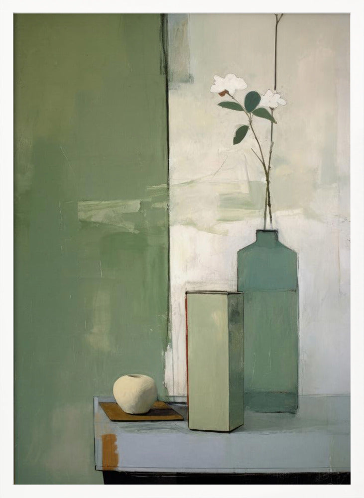 Green Still Life Poster