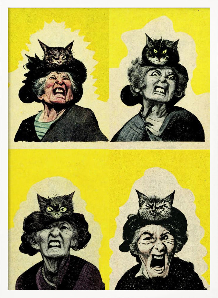 Angry Cat Lady Poster