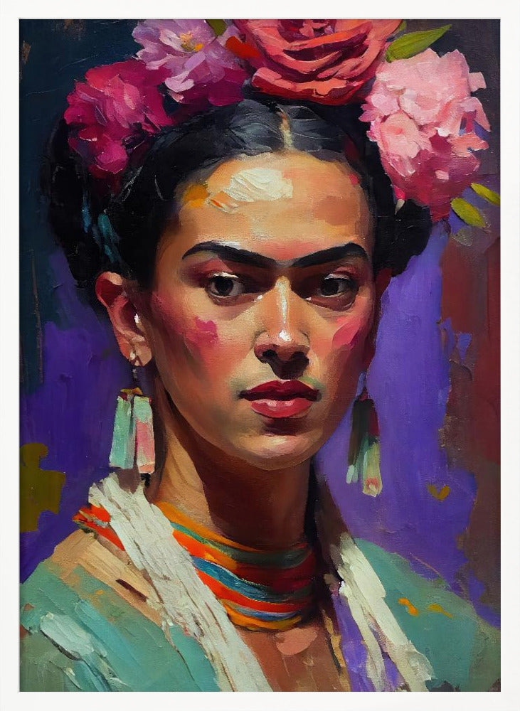 Portrait Of Frida Poster