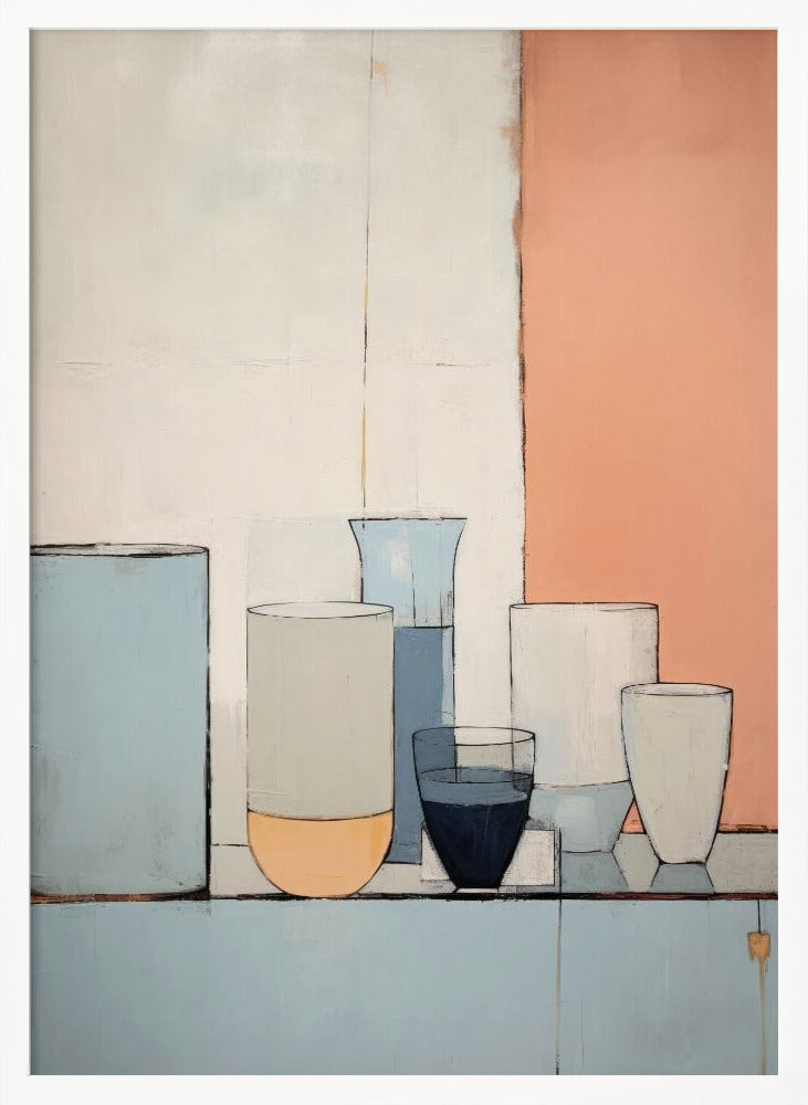 Pastel Still Life Poster