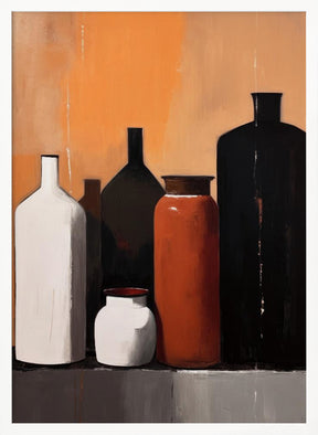 Still Life With Big Bottles Poster