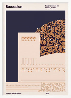 Secession Cream Poster